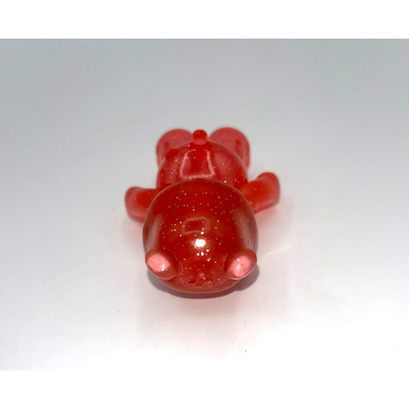 Red Pink Heart Care Bears Glitter Fun Figures Love Alot Bear Cupcake Cake Topper - Picture 7 of 8